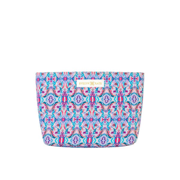 Magenta C Purple Quilted Zipper Pouch